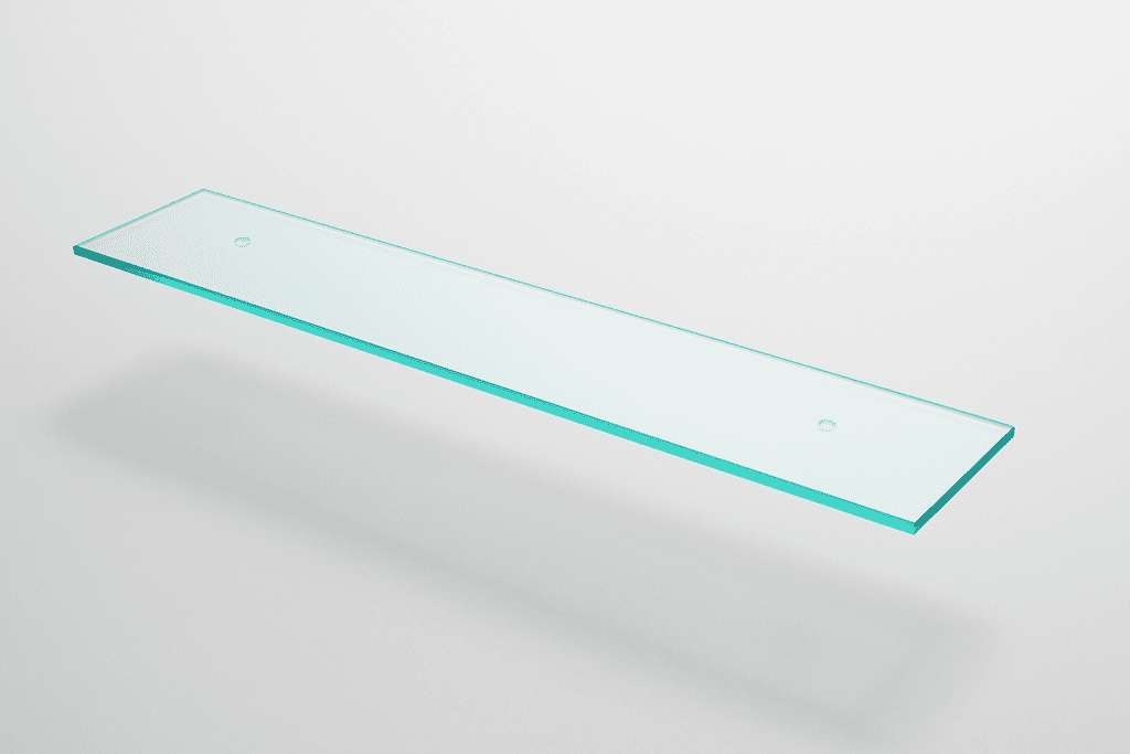 Acrylaat glasslook schap