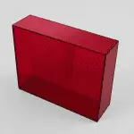 Acrylaat kap rood